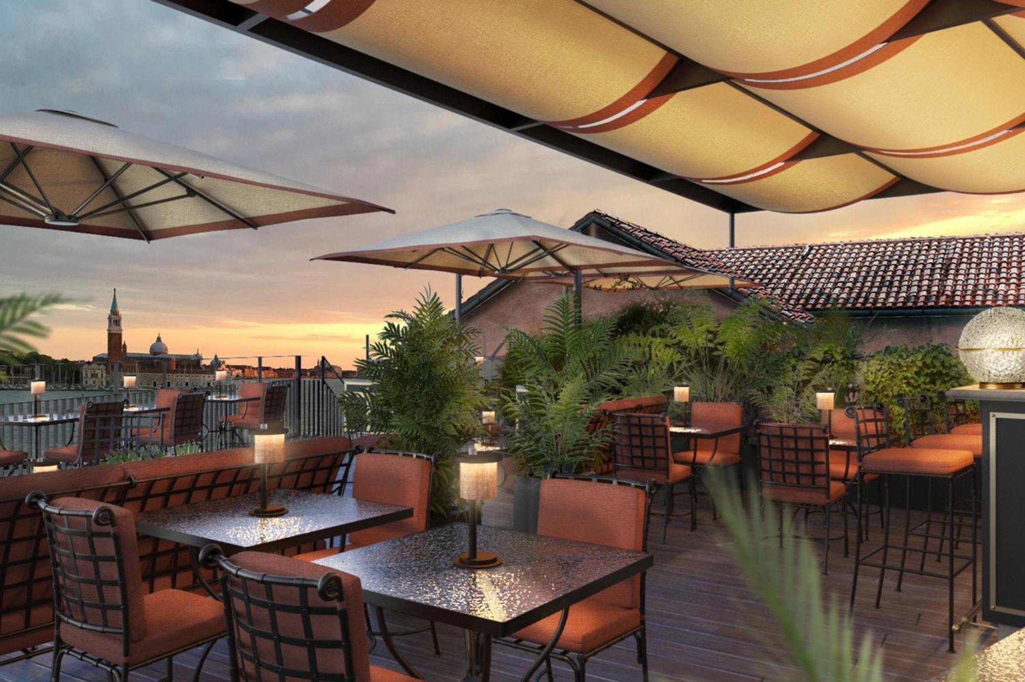 Hotel Gabrielli Venezia - Starhotels Collezione Eksteriør bilde Rooftop bar