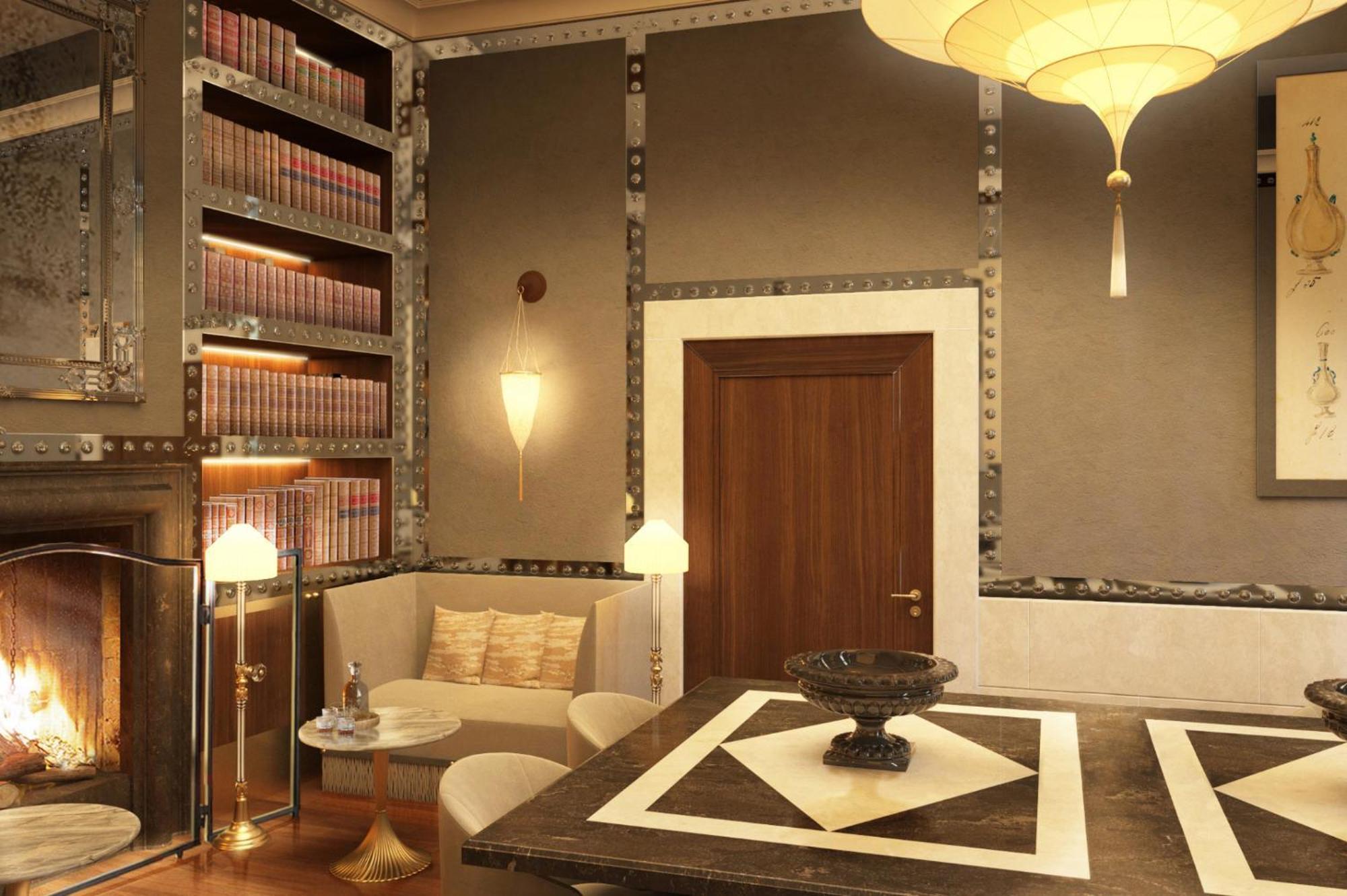 Hotel Gabrielli Venezia - Starhotels Collezione Eksteriør bilde Interior of the library