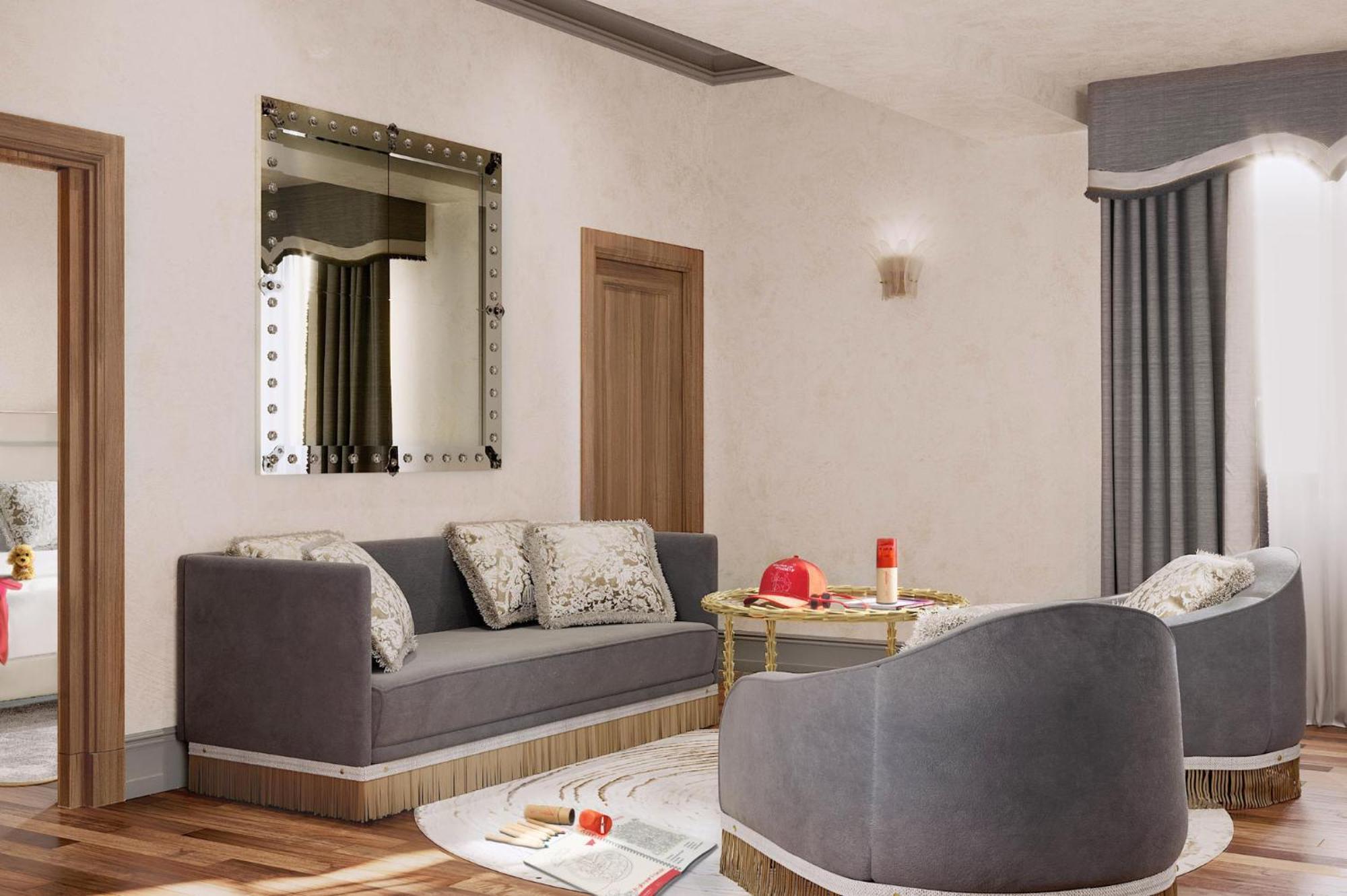 Hotel Gabrielli Venezia - Starhotels Collezione Eksteriør bilde A 3D rendering of a living room